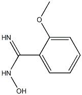 N-HYDROXY-2-METHOXY-BENZAMIDINE 구조식 이미지