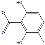 5-Methyl-6-hydroxy salicylate Structure