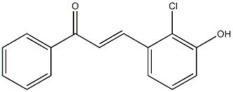 2-Chloro-3HydroxyChalcone Structure