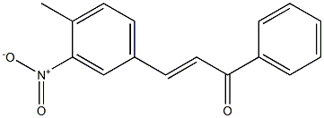 4Methyl-3-NitroChalcone Structure