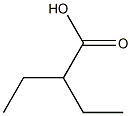 2-Ethylbutyric acid 구조식 이미지