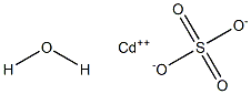 Cadmium sulfate monohydrate Structure