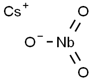 Cesium niobate 구조식 이미지