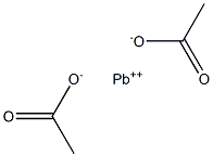 Lead(II) acetate 구조식 이미지