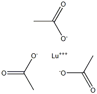 Lutetium(III) acetate Structure