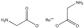 Ruthenium(II) glycine 구조식 이미지