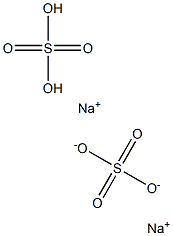 Sodium sulfate bisulfate 구조식 이미지