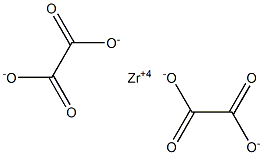 Zirconium oxalate 구조식 이미지