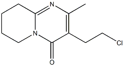 3-(2-Chloroethyl)-2-Methyl-6,7,8,9-Tetrahydro-4H-Pyrido[1,2-a]-Pyrimidin-4-One 구조식 이미지