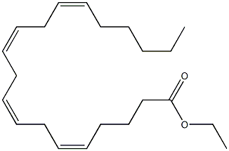 Arachidonic Acid-Ethyl Ester  (Unlabeled) 구조식 이미지
