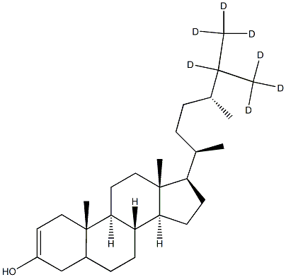 Campesterol-25,26,26,26,27,27,27-D7 Structure