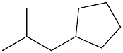 2-iso-BUTYLCYCLOPENTANE Structure
