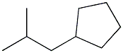 2-iso-BUTYLCYCLOPENTANE 구조식 이미지