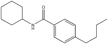 P-butylcyclohexylbenzamide Structure