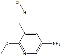 5-Amino-2-methoxy-3-methylpyridine HCl Structure