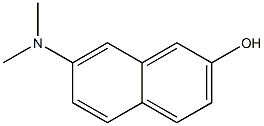 7-N,N-dimethylamino-2-naphthol Structure