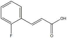 O-fluorocinnamic acid Structure