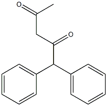 Diphenylacetylacetone 구조식 이미지