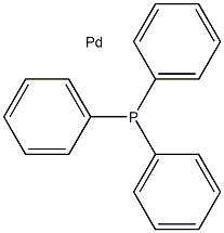 Triphenylphosphine palladium Structure