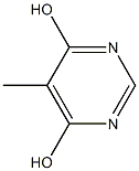 4,6-Dihydroxy-5-methylpyrimidine Structure