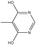 4,6-Dihydroxy-5-methylpyrimidine 구조식 이미지