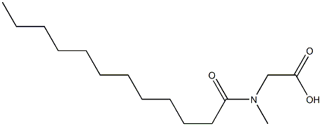 N-lauroyl sarcosine Structure