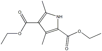 Diethyl 3,5-dimethylpyrrole-2,4-dicarboxylate Structure