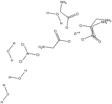 Trichlorohydrate glycine aluminum zirconium Structure