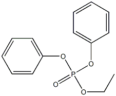 Ethyl diphenyl phosphate Structure