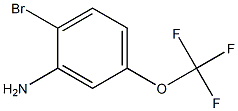 2-Bromo-5-trifluoromethoxyaniline 구조식 이미지