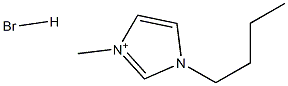 1-butyl-3-methylimidazolium hydrobromide Structure