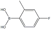 2-methyl-4-fluorobenzeneboronic acid Structure