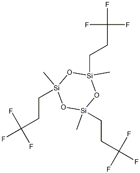 1,3,5-trimethyl-1,3,5-tris(3,3,3-trifluoropropyl)cyclotrisiloxane Structure