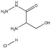 DL-serine hydrazide hydrochloride Structure