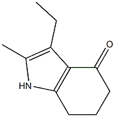 3-Ethyl-2-Methyl-1,5,6,7-Tetrahydro Indole-4-One Structure