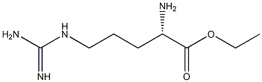 Arginine ethyl ester 구조식 이미지