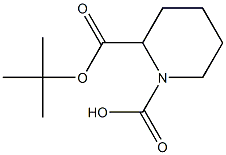 3-S-BOC-piperidinecarboxylic acid 구조식 이미지