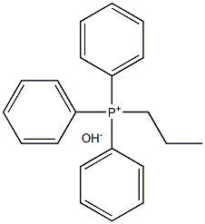 Propyltriphenylphosphonium hydroxide Structure