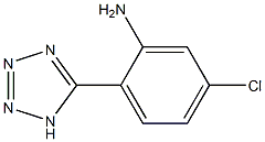 5-(4-Chloro-2-aminophenyl)tetrazole Structure