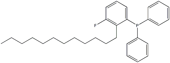 Dodecyltriphenylphosphine fluoride Structure