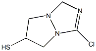 6,7-Dihydro-6-mercapto-5H-pyrazolo[1,2-A][1,2,4]triazole chloride 구조식 이미지