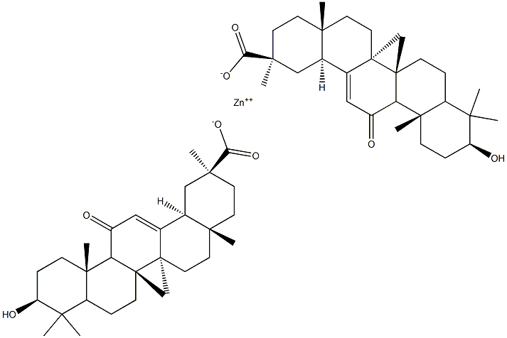 Zinc Glycyrrhetate Structure