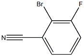 2-Bromo-3-fluorobenzonitrile 구조식 이미지