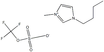 1-butyl-3-methylimidazolium trifluoromethyl sulfate Structure
