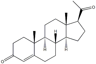 4-pregnene-3,20-dione Structure