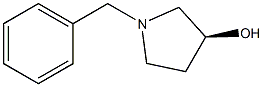 (S)-1-benzylpyrrolidin-3-ol 구조식 이미지