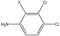 3,4-dichloro-2-fluoroaniline 구조식 이미지