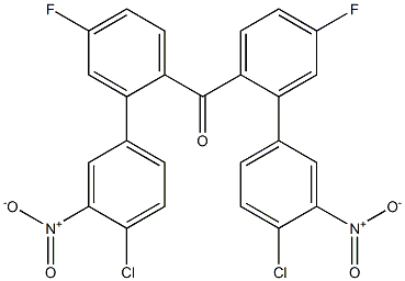 4-chloro-3-nitrophenyl-4-fluorophenyl ketone 구조식 이미지