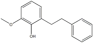 2-hydroxy-3-methoxybibenzyl Structure