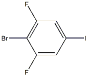 1-Iodo-3,5-difluoro-4-bromobenzene Structure